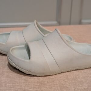 Sperry White Slide Sandals